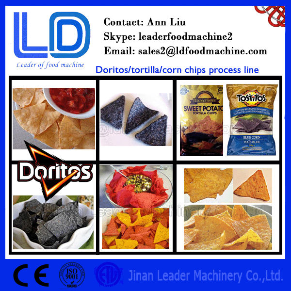 Microprocesadores de maíz de la tortilla de Doritos line05.jpg de proceso